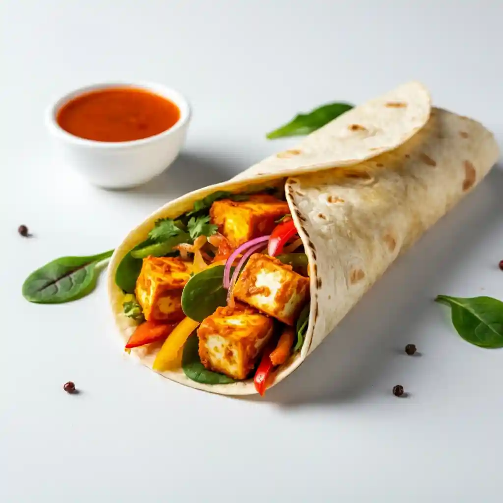 Low Calorie High Protein paneer wrap-FITTZAA